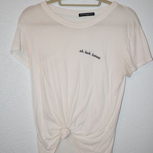 Brandy Melville White Tee